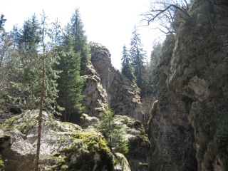 Trigrad cliff, Bulgaria