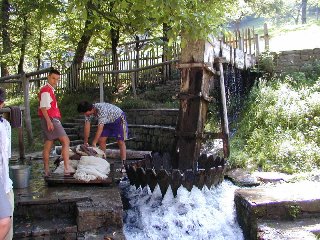 Washing rugs in the river, Etara, Bulgaria. Picture taken from http://www.pbase.com/ngruev/etara